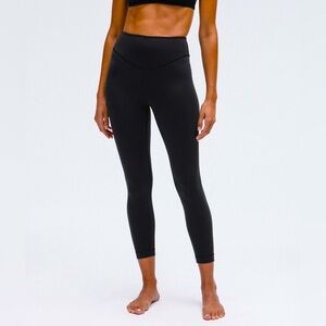 Sz 6 | Lululemon: Wunder Under 25” Smooth Cover | EUC | Black